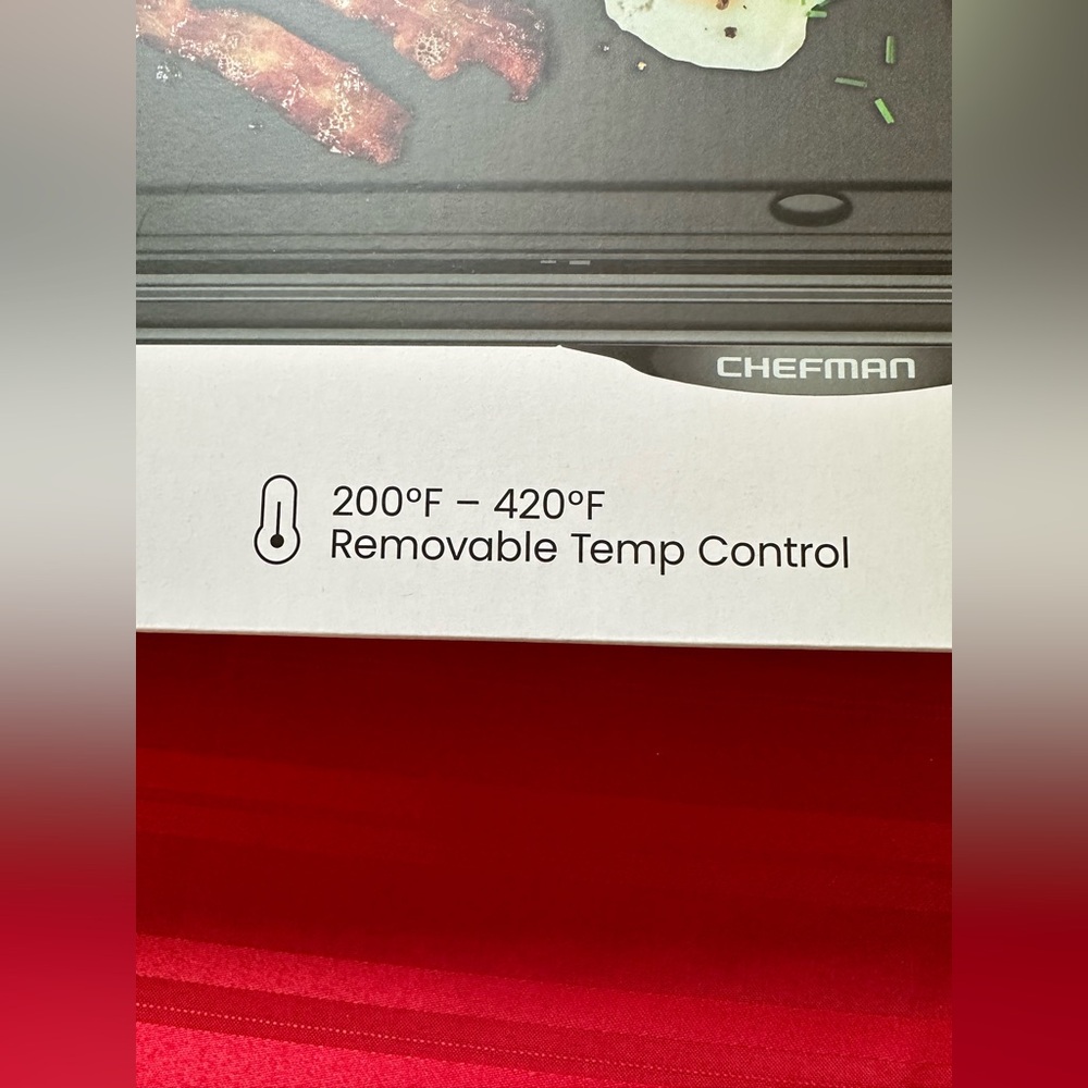 Chefman All-Purpose Nonstick Extra Long Electric Griddle New In Box - Picture 6 of 11